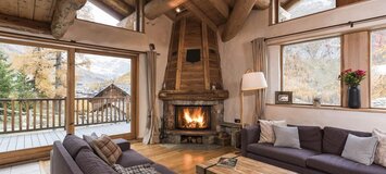 Este chalet goza de una ubicación única en  Val d'Isère