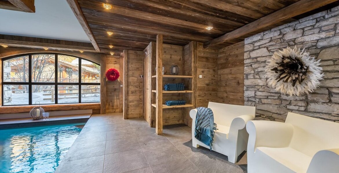 This luxury chalet rental in Val d'Isère Alps France 