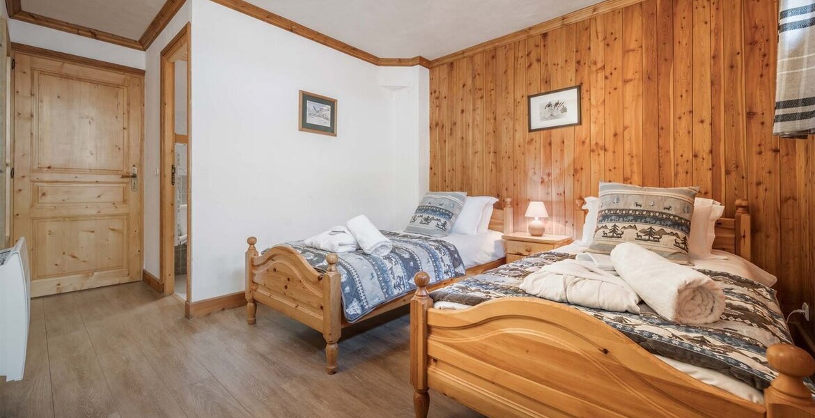 This chalet  is located in the Le Cret area of the resort