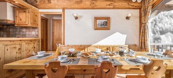 This chalet  is located in the Le Cret area of the resort