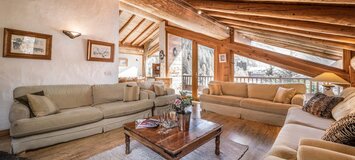 This chalet  is located in the Le Cret area of the resort