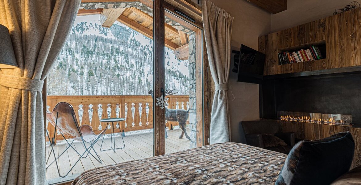 Situé au cœur des Alpes françaises le chalet de Val d'Isère