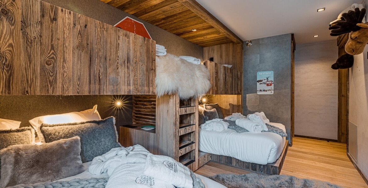 Situé au cœur des Alpes françaises le chalet de Val d'Isère