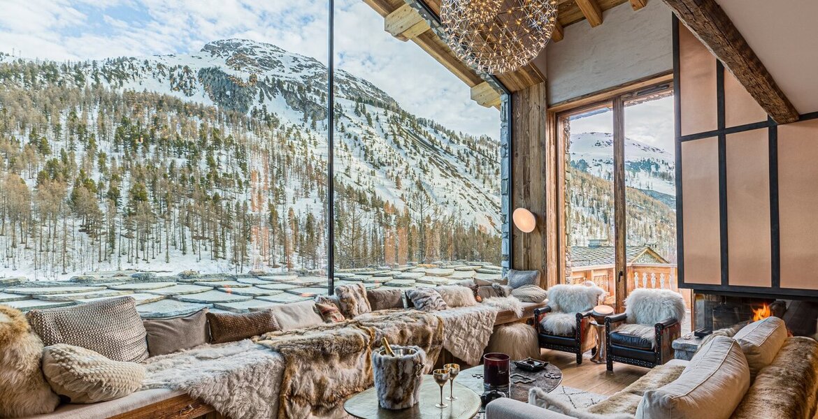 Situé au cœur des Alpes françaises le chalet de Val d'Isère