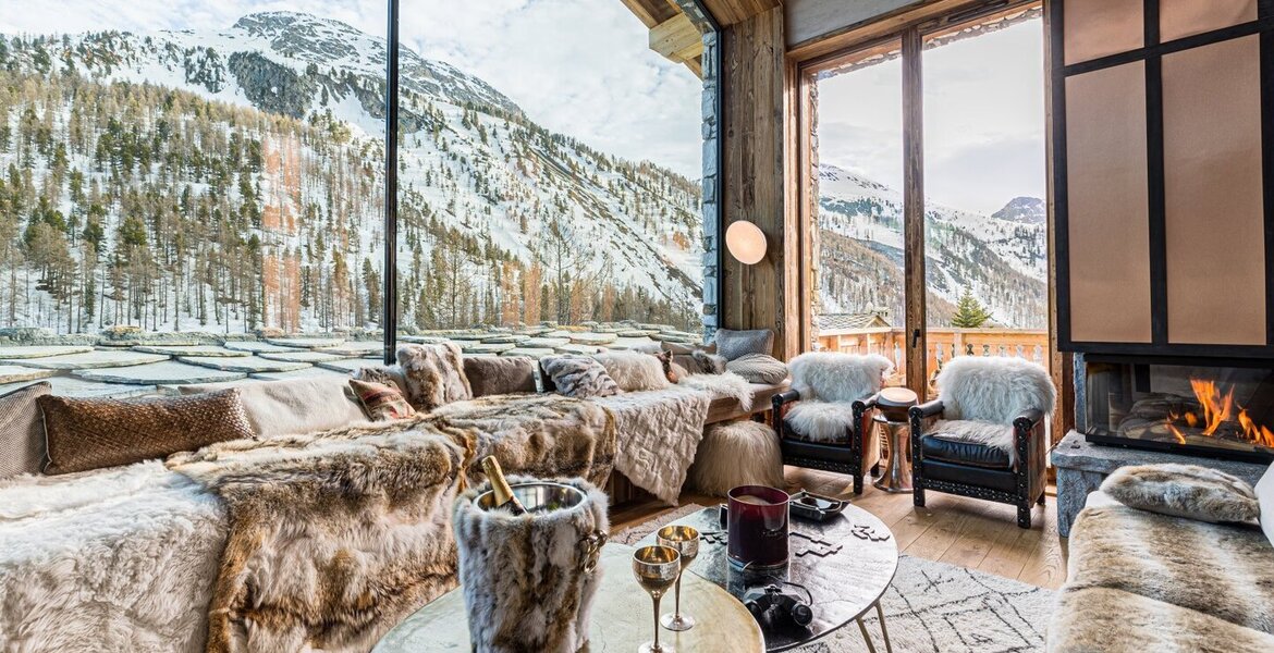 Situé au cœur des Alpes françaises le chalet de Val d'Isère