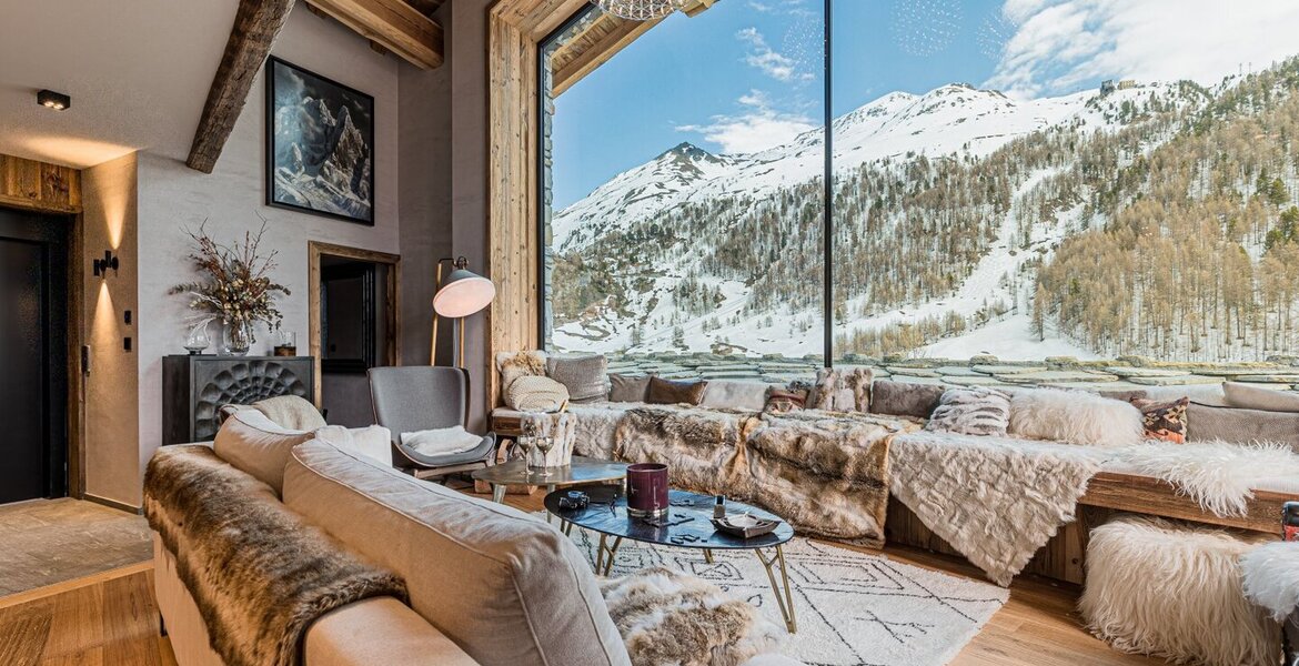 Situé au cœur des Alpes françaises le chalet de Val d'Isère