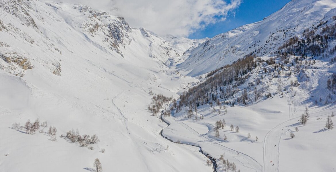 Situé au cœur des Alpes françaises le chalet de Val d'Isère