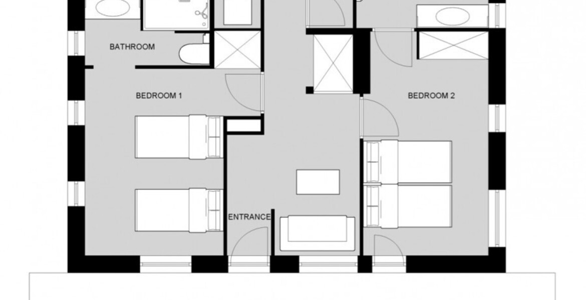 Ce chalet récemment rénové se trouve au cœur même de Val