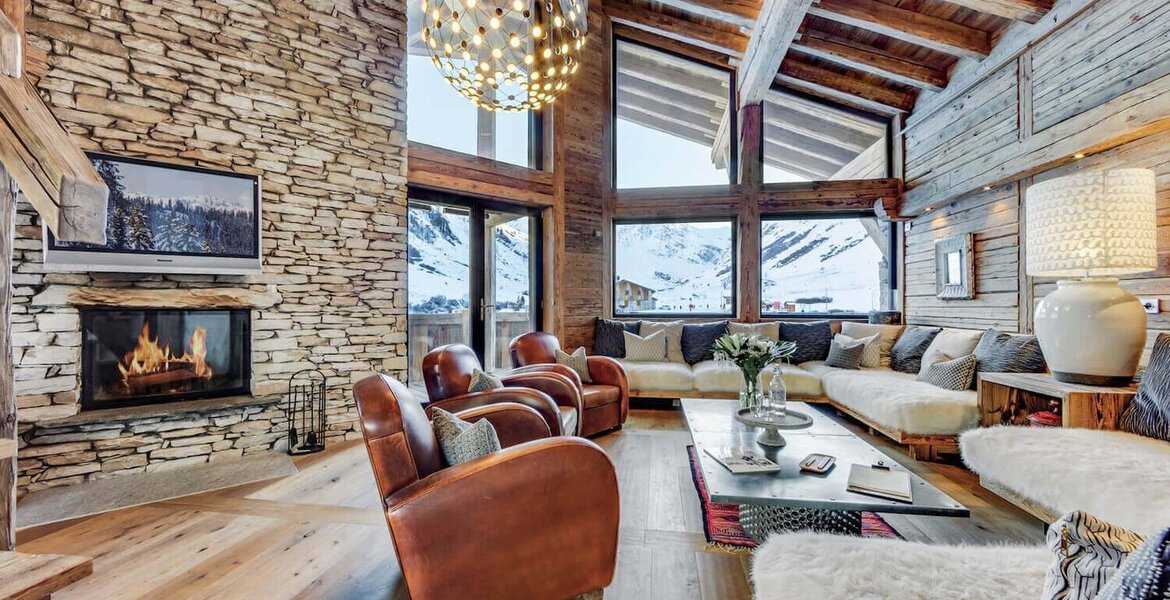 Un chalet d'une beauté époustouflante situé dans Val d'Isère