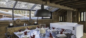 Un chalet increíblemente hermoso situado en Val d'Isère