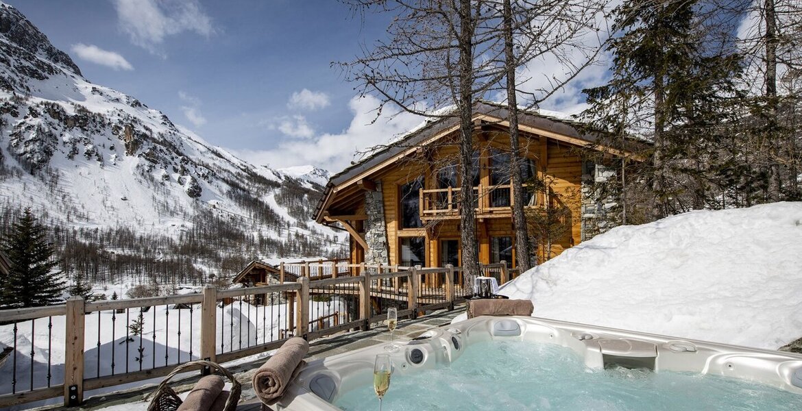 Nestled in the exclusive and wonderfully private Chalet 