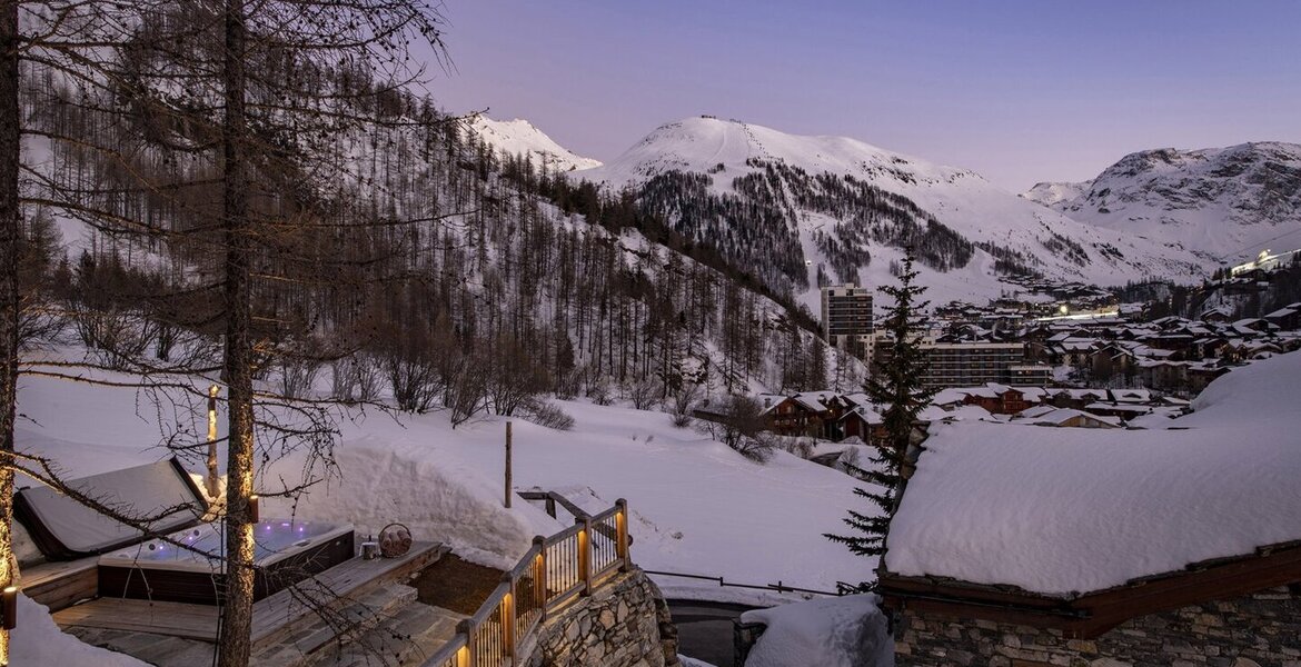 Nestled in the exclusive and wonderfully private Chalet 