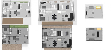 Типичное отдельное 8 комнатное шале на 3 этажах 280 м2 