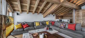 The chalet is a brand new chalet with a modern decoration