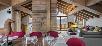 The chalet is a brand new chalet with a modern decoration