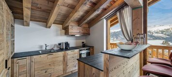 The chalet is a brand new chalet with a modern decoration