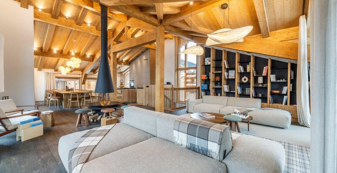 For rent Chalet ski-in ski-out Courchevel 1300 Le Praz