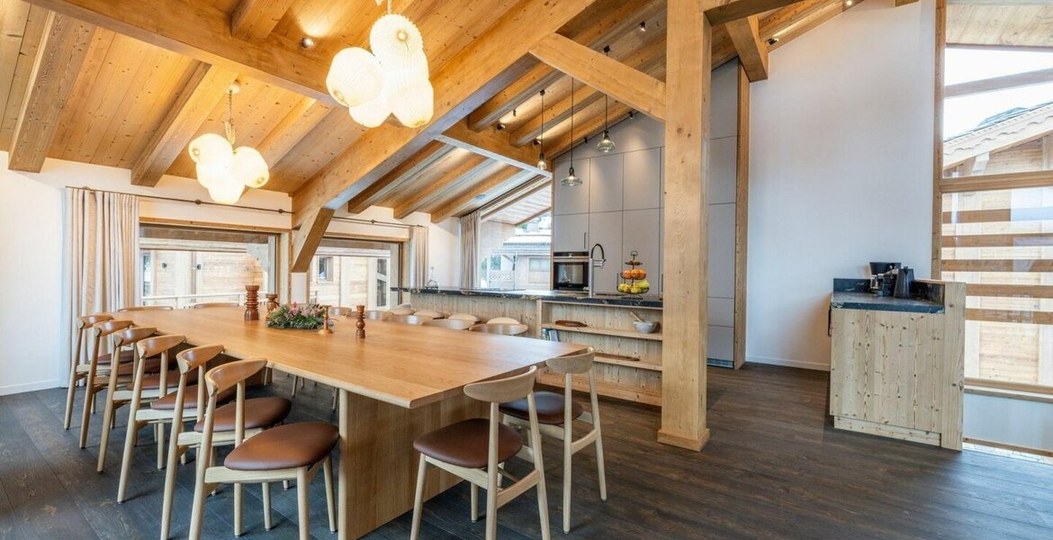 For rent Chalet ski-in ski-out Courchevel 1300 Le Praz