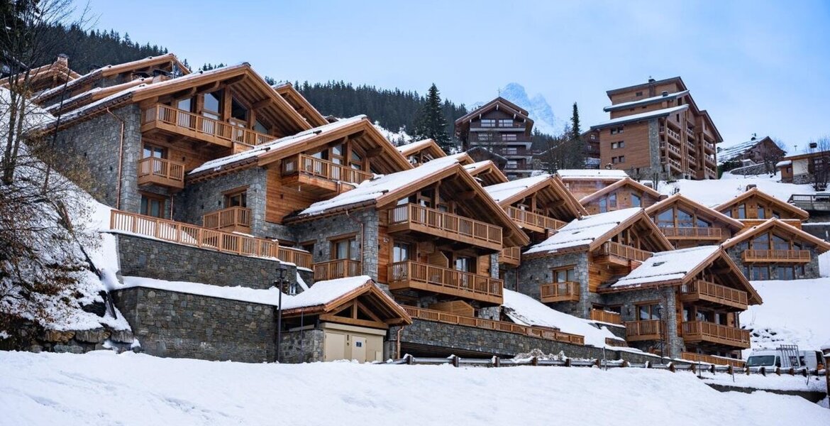 L'appartement à Meribel, situé au 1er étage de la résidence 