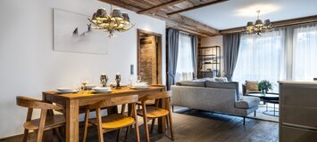 L'appartement à Meribel, situé au 1er étage de la résidence 