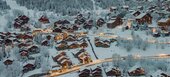 L'appartement á Meribel, situé au 1er étage de la résidence