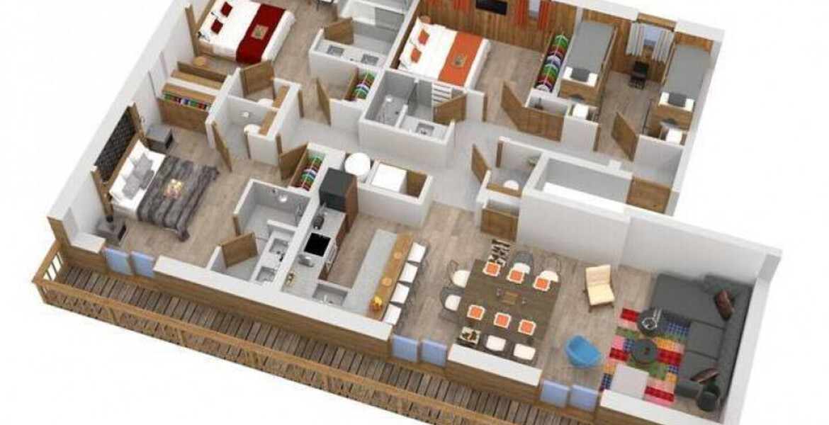 Apartamento La Croisette Courchevel 1850