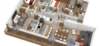 Apartamento La Croisette Courchevel 1850