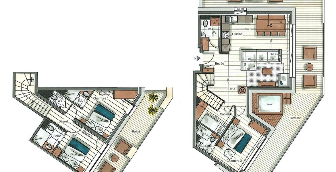 Apartment for rent in Val d'isere