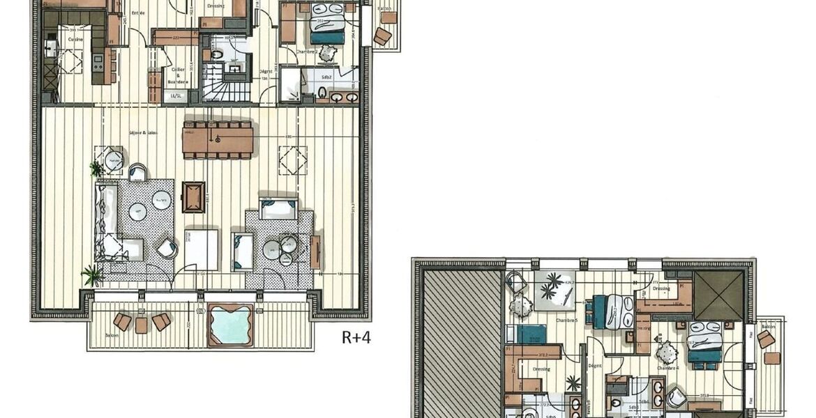 Penthouse for rent in Val d'isere
