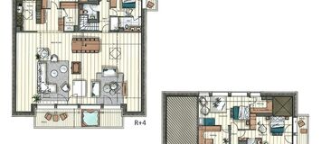 Penthouse for rent in Val d'isere