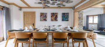 Just a few steps from the centre of Courchevel 1850 village,