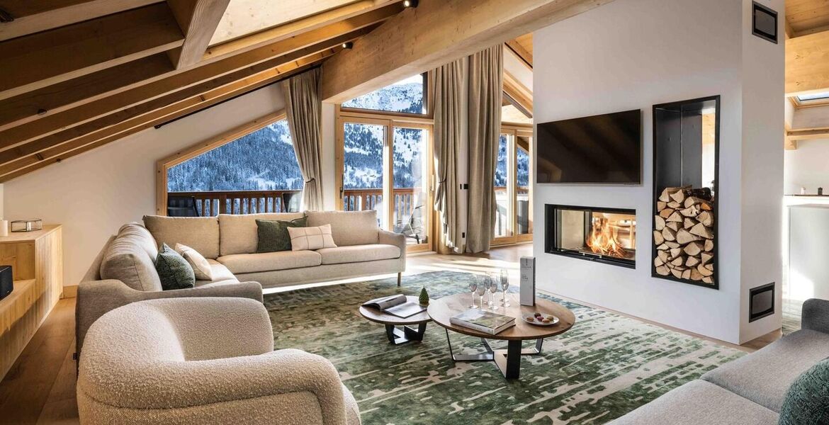 Duplex penthouse for rent Meribel