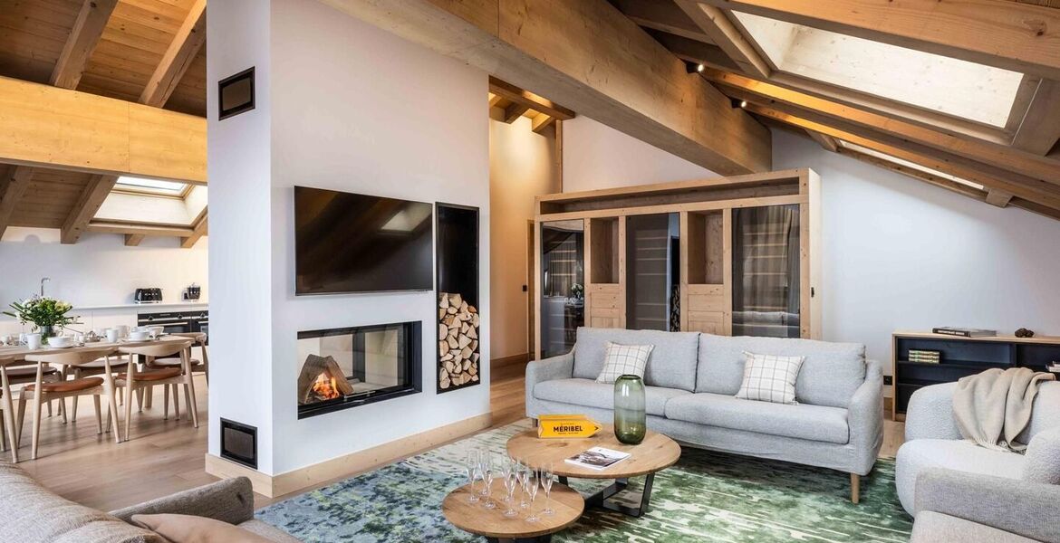 Duplex penthouse for rent Meribel