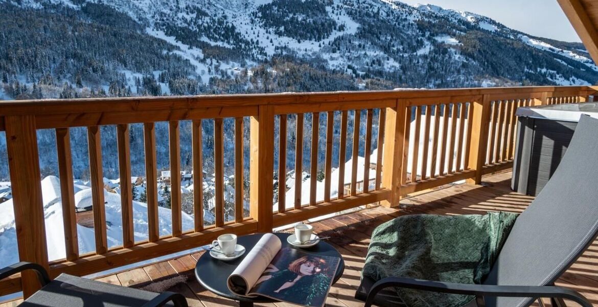 Duplex penthouse for rent Meribel