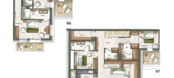 Duplex penthouse for rent Meribel