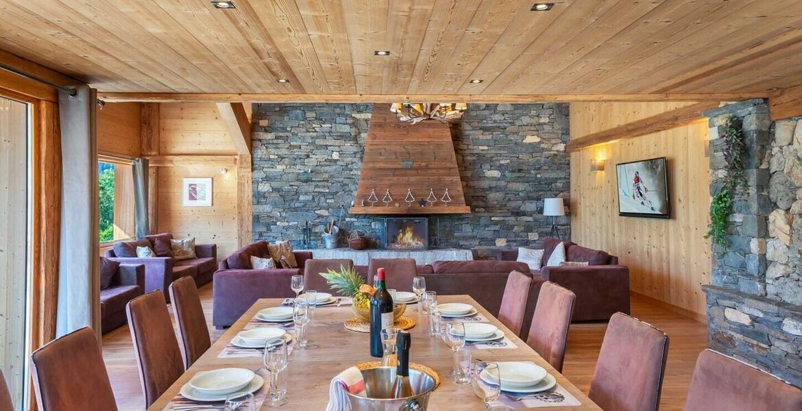 Chalet for rent in Meribel