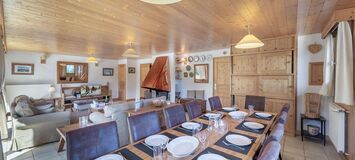 The mountain chalet in Courchevel 1850