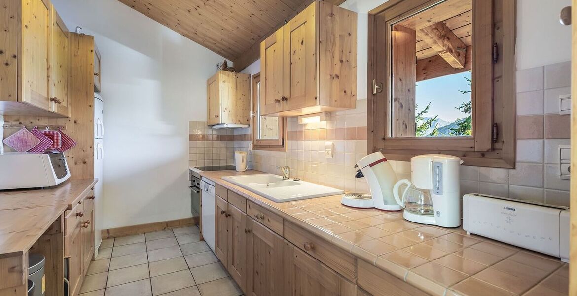 The mountain chalet in Courchevel 1850