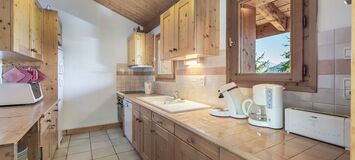 The mountain chalet in Courchevel 1850