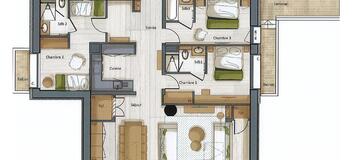 Apartment for rent in Meribel
