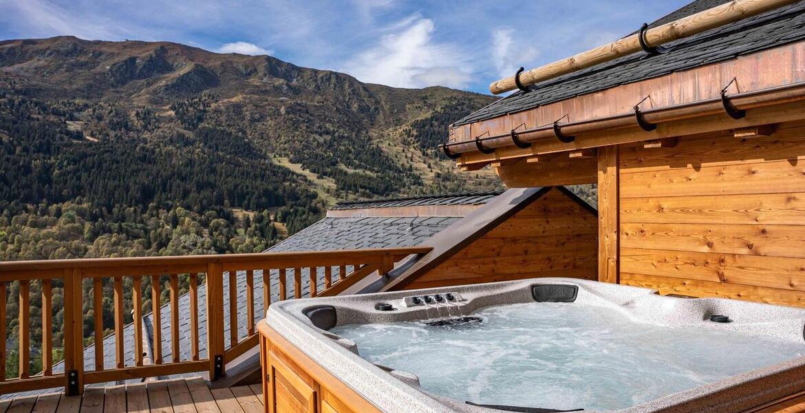 Triplex penthouse for rent in Meribel