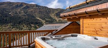 Triplex penthouse for rent in Meribel