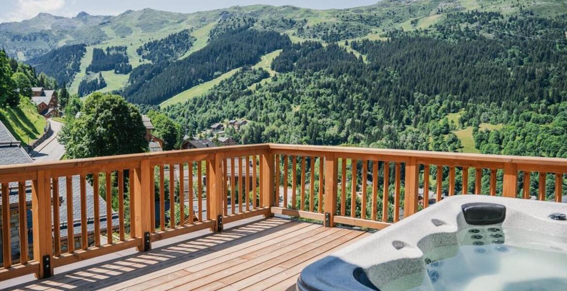 Triplex penthouse for rent in Meribel