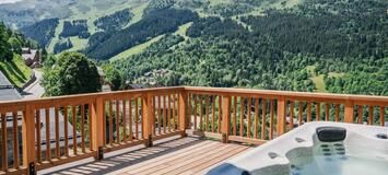 Triplex penthouse for rent in Meribel