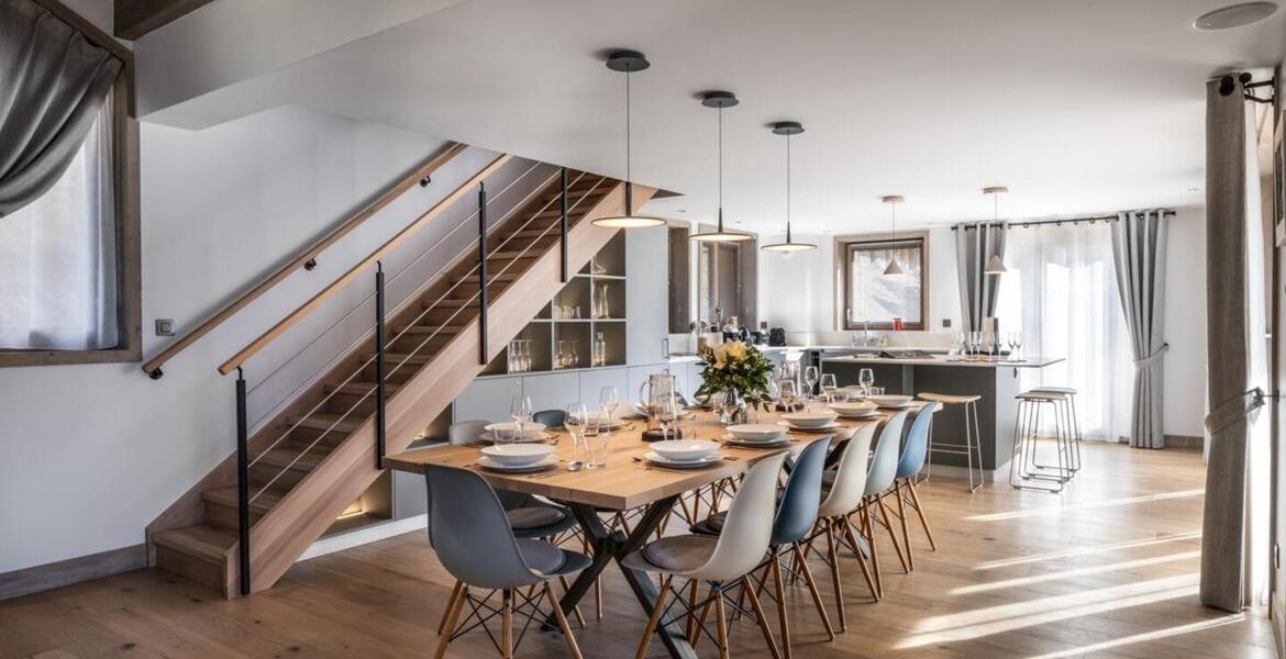 Triplex penthouse for rent in Meribel