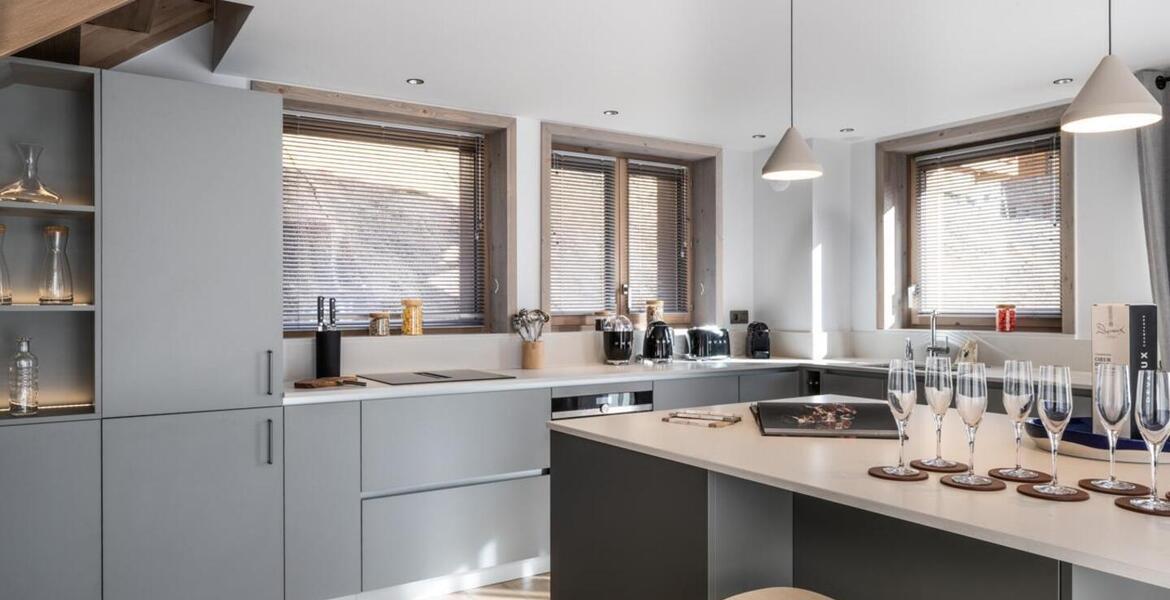 Triplex penthouse for rent in Meribel