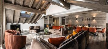 The duplex flat for rent in Meribel