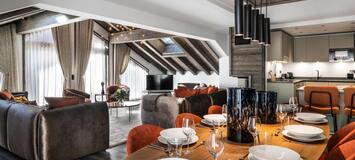 The duplex flat for rent in Meribel