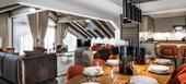 The duplex flat for rent in Meribel