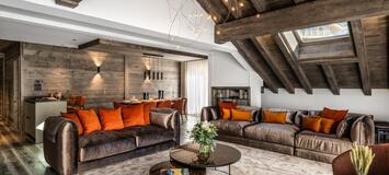 The duplex flat for rent in Meribel